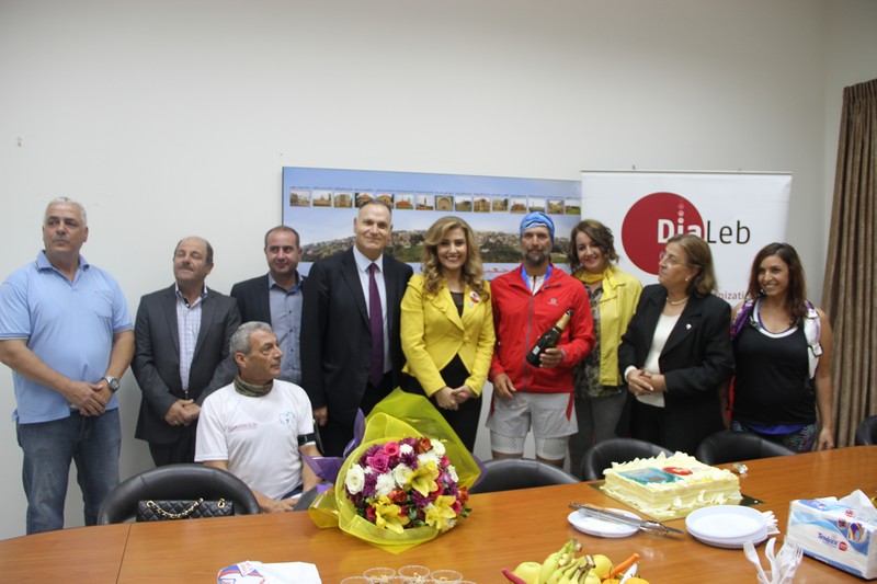 DiaLeb’s at Marjayoun Municipaity to celebrate the culmination of The Run